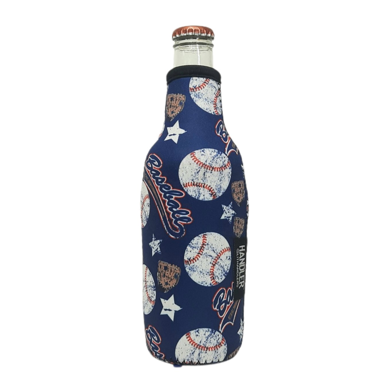 12 oz - Can Cooler-Bright White-Baseball