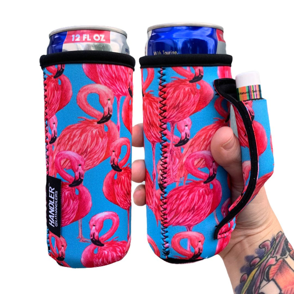 Blue Flamingo 12oz Slim Can Handler™ - Drink Handlers