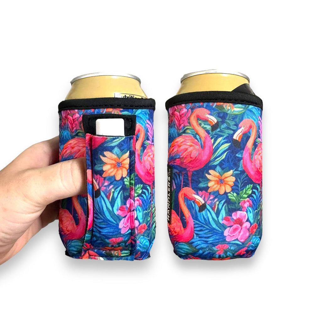 Bright Flamingo 12oz Stubby Can Handler™ - Drink Handlers