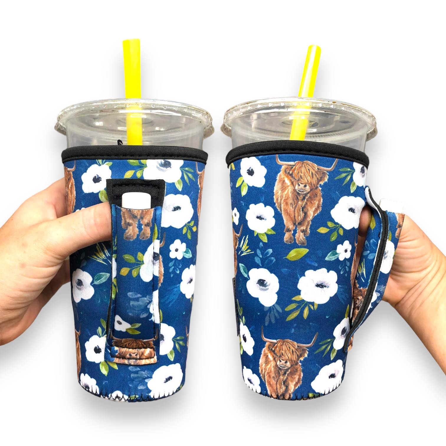 Highland Cows 40oz Tumbler With Handle Sleeve – Drink Handlers