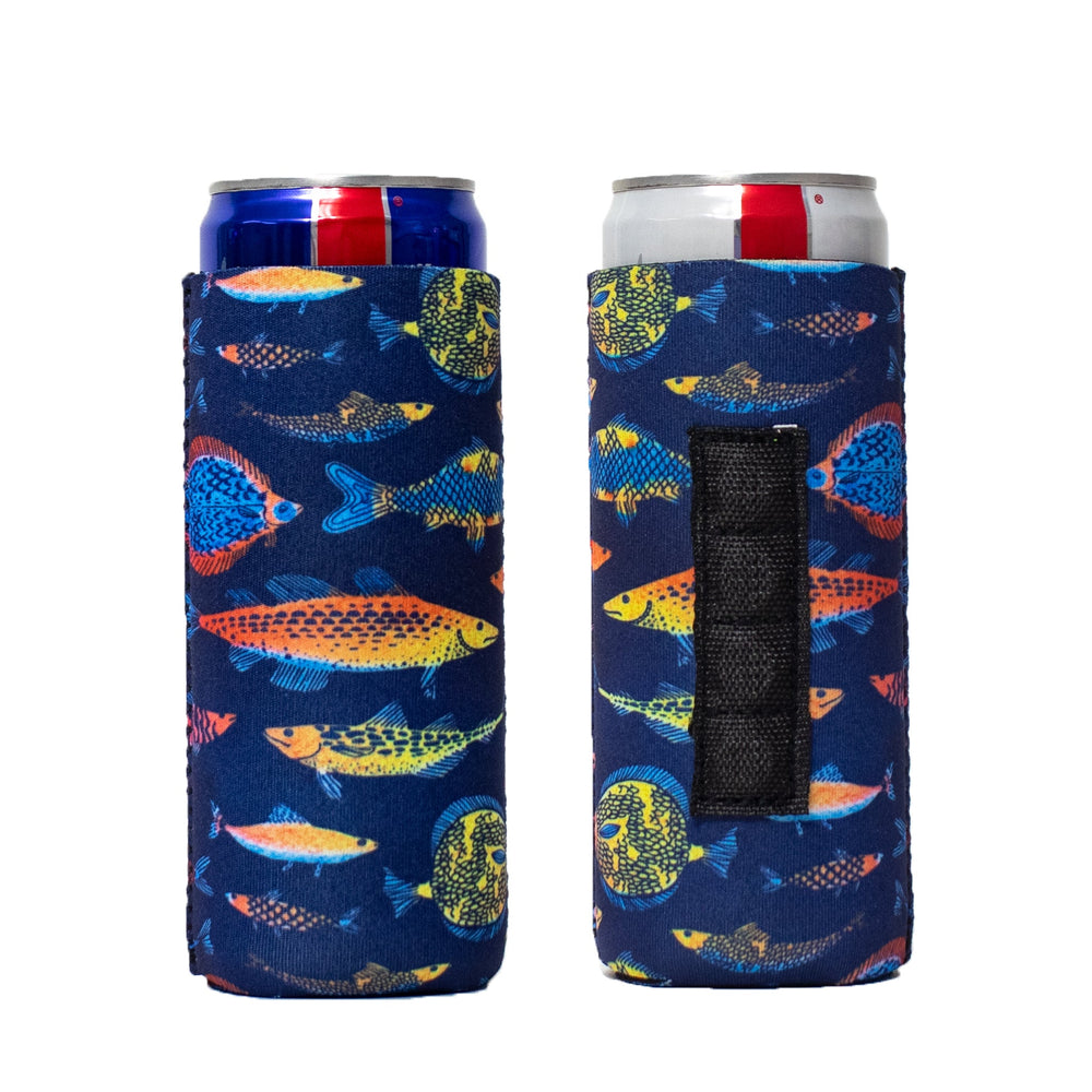 Neon Fish 12oz Magnetic Slim Can Sleeve- Limited Edition* - Drink Handlers