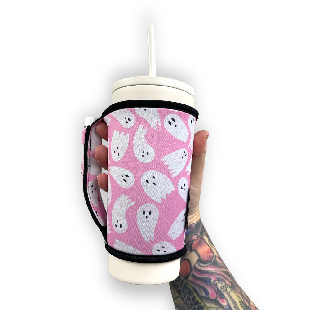 Pink Ghost Large / XL Bottomless Handler™ - Drink Handlers