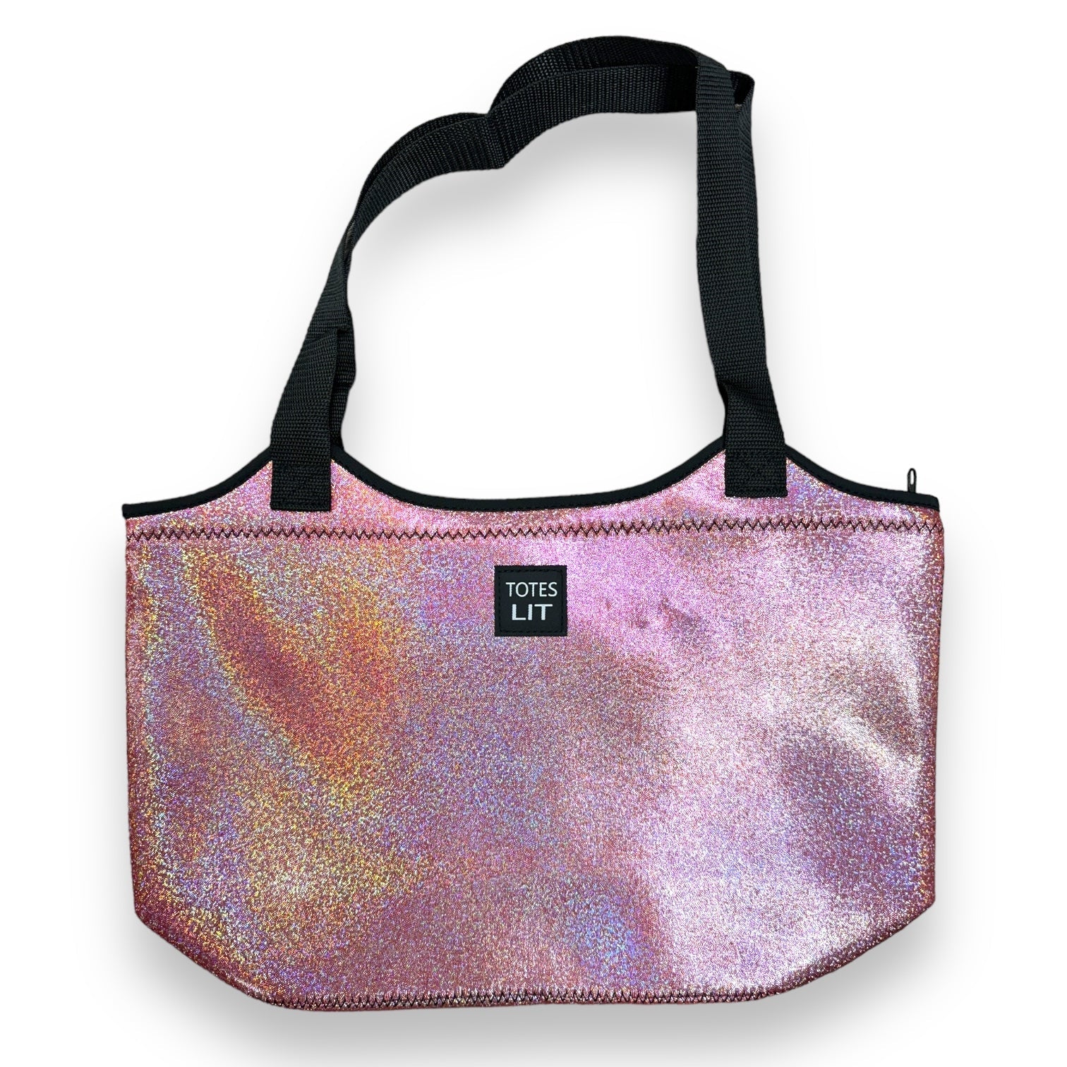 Neoprene Tote Bags for Women - Water Resistant Neoprene Beach Bag with  Small Purse & Keychains