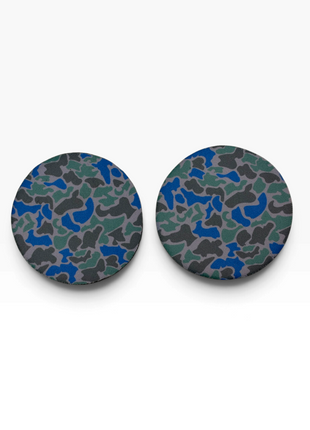 Salt Water Camo Neoprene Car Coasters