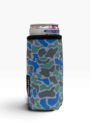 Salt Water Camo 12-16oz Slim Can Handler™