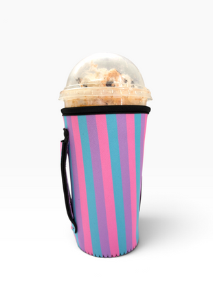 Sugar Stripes 20oz Large Coffee / Tea / Tumbler Handler™