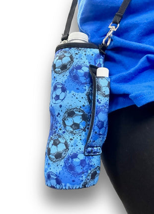 16oz Water Bottle Handler W/ Carrying Strap - Drink Handlers