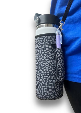 16oz Water Bottle Handler W/ Carrying Strap - Drink Handlers