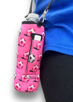 16oz Water Bottle Handler W/ Carrying Strap - Drink Handlers