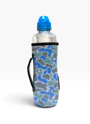 Salt Water Camo 16-24oz Soda & Water Bottle / Tallboy Can Handler™