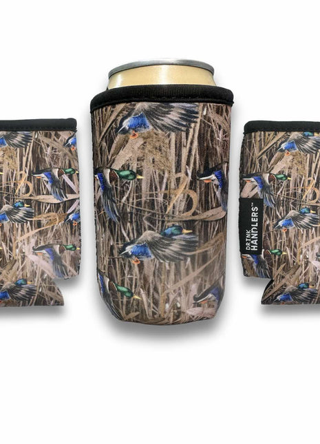 3 - Pack 12oz Regular Can Sleeve Duck Hunting - Drink Handlers