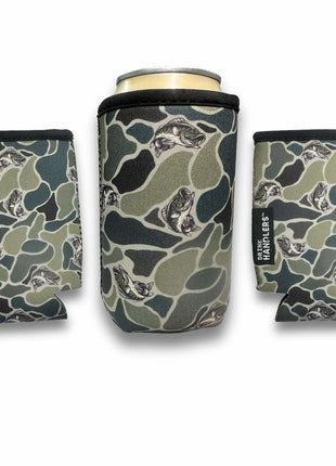 3 - Pack 12oz Regular Can Sleeve Fish Camo - Drink Handlers