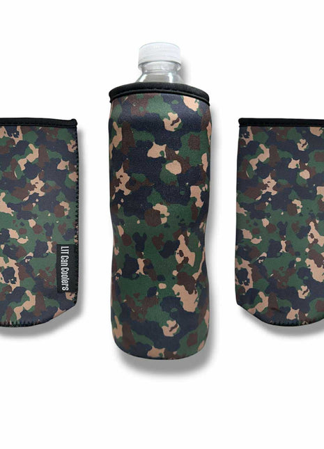 3 - Pack No Handle 16oz Water Bottle Sleeve - Camo - Drink Handlers