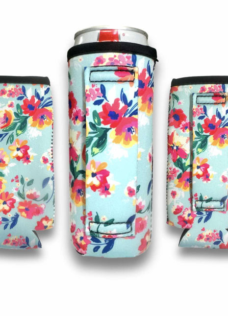 3 - Pack No - Pocket 12oz Slim Can Handler™ Spring Fling - Drink Handlers