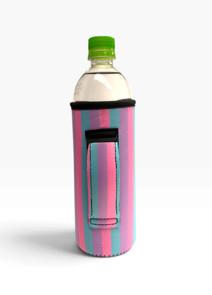 Sugar Stripes 16-24oz Soda & Water Bottle / Tallboy Can Handler™