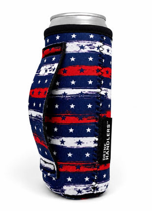 12oz Slim Can Handler™ Stars and Stripes No Pocket