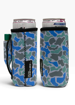 Salt Water Camo 12-16oz Slim Can Handler™
