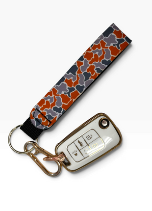 Burnt Texas Camo Wristlet Keychain