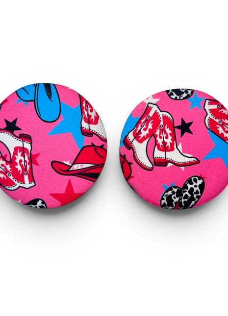 Nashville Cowgirl Neoprene Car Coasters