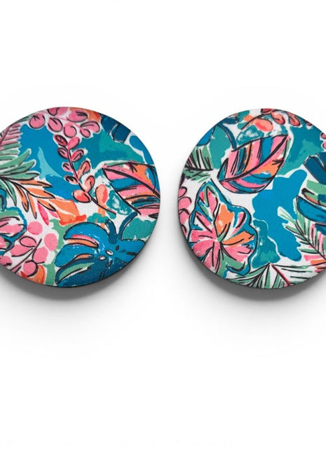 Beach Babe Neoprene Car Coasters - Drink Handlers