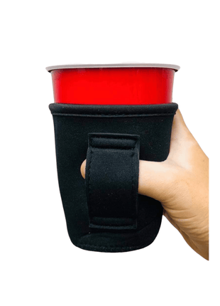 Black 12oz Wine Tumbler Handler™ - Drink Handlers