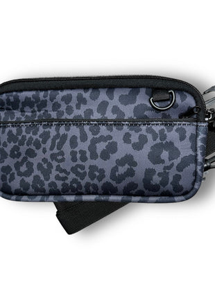 Black Leopard Cross Body Purse - Drink Handlers