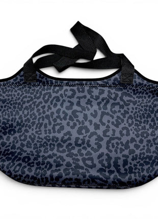 Black Leopard Neoprene Tote - Drink Handlers