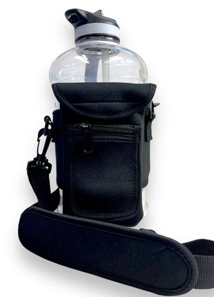 Black Wrap Around Drink Pocket - Drink Handlers