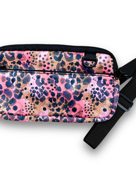 Blushing Leopard Cross Body Purse - Drink Handlers