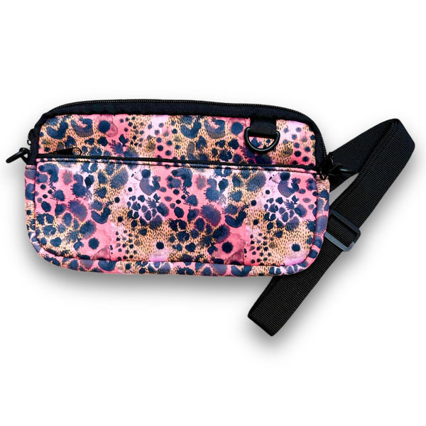 Blushing Leopard Cross Body Purse - Drink Handlers