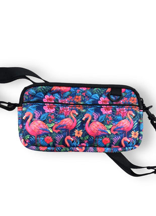 Bright Flamingo Cross Body Purse - Drink Handlers