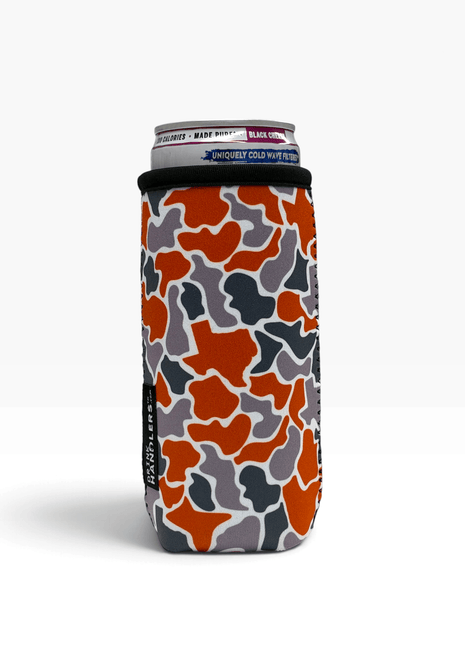 Burnt Texas Camo 12-16oz Slim Can Handler™ - Drink Handlers