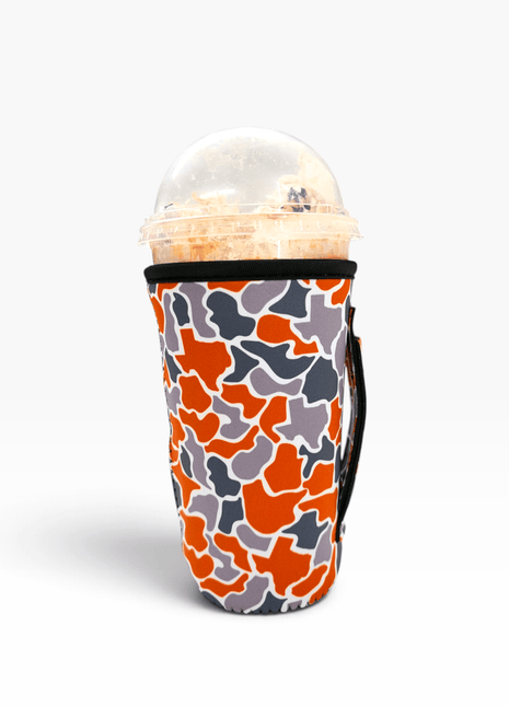 Burnt Texas Camo 20oz Large Coffee / Tea / Tumbler Handler™ - Drink Handlers
