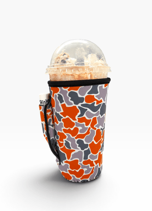 Burnt Texas Camo 20oz Large Coffee / Tea / Tumbler Handler™ - Drink Handlers