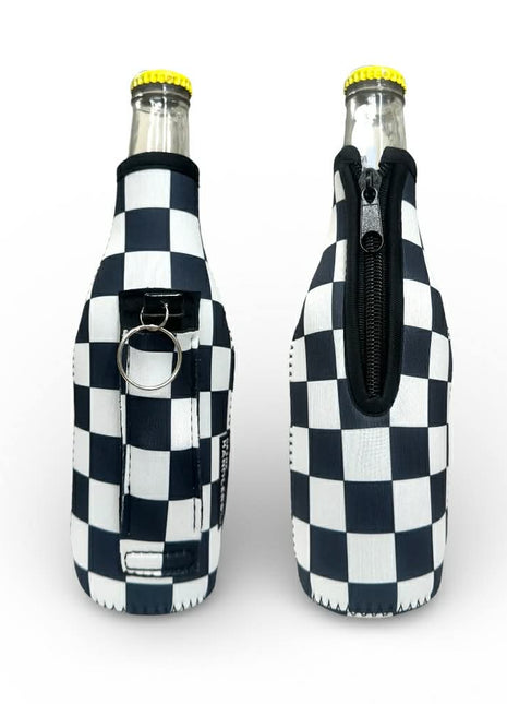 Checkerboard 12oz Bottleneck Handler™ - Drink Handlers