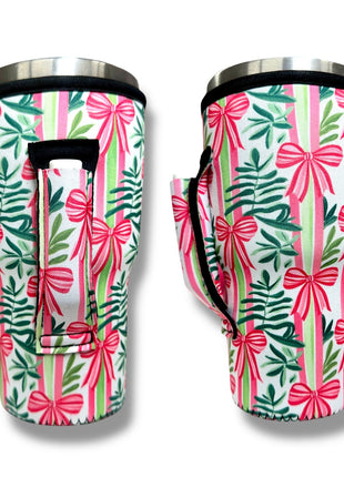 Christmas Bows 30oz Tumbler Handler™ - Drink Handlers