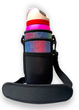 Cosmic Craze 30-40oz Tumbler Handler™ With Carrying Strap - Drink Handlers