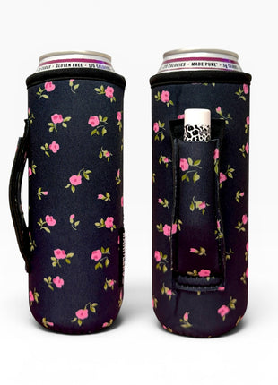 Cottage Rose 16 - 24oz Soda & Water Bottle / Tallboy Can Handler™ - Drink Handlers