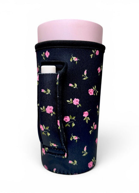 Cottage Rose 20oz Large Coffee / Tea / Tumbler Handler™ - Drink Handlers