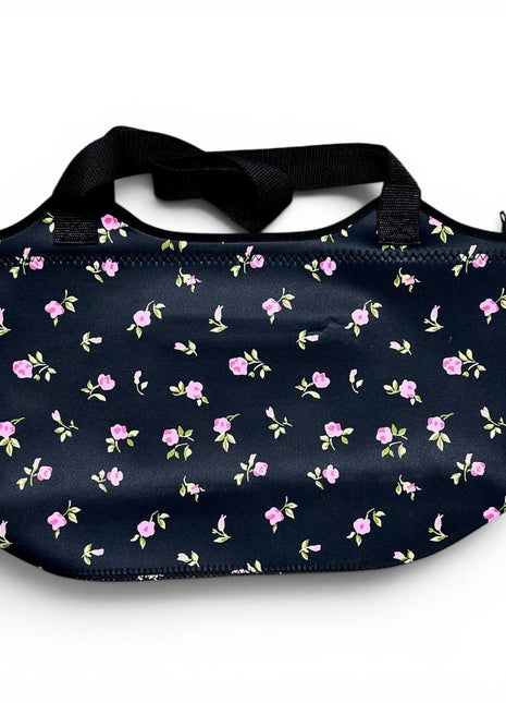 Cottage Rose Neoprene Tote - Drink Handlers