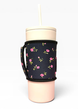 Cottage Rose Small / Medium Bottomless Handler™ - Drink Handlers