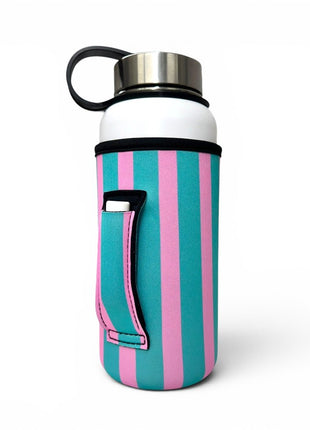 Cotton Candy Stripes 30oz Tumbler Handler™ - Drink Handlers