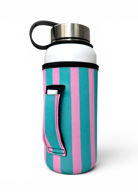Cotton Candy Stripes 30oz Tumbler Handler™ - Drink Handlers