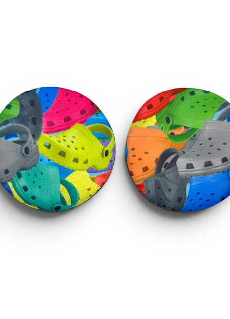 Crocodile Neoprene Car Coasters - Drink Handlers