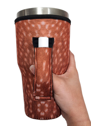 Deer Hide 30oz Tumbler Handler™ - Drink Handlers