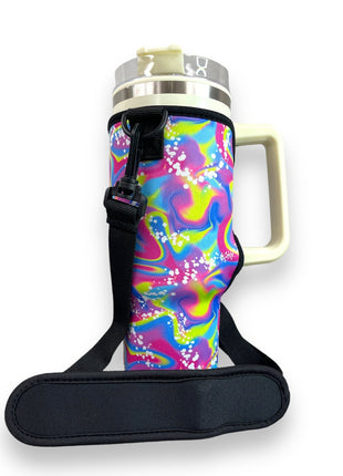 Doll 40oz Tumbler With Handle Sleeve - Drink Handlers