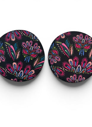 Embroidery Neoprene Car Coasters - Drink Handlers