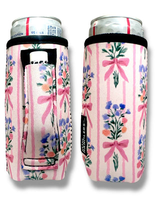 Floral Bouquet 12 - 16oz Slim Can Handler™ - Drink Handlers