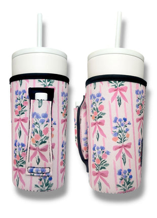 Floral Bouquet 20oz Large Coffee / Tea / Tumbler Handler™ - Drink Handlers