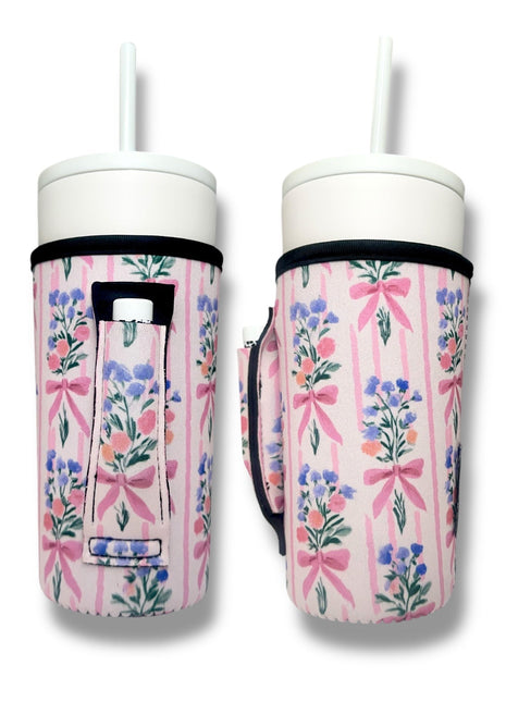 Floral Bouquet 20oz Large Coffee / Tea / Tumbler Handler™ - Drink Handlers